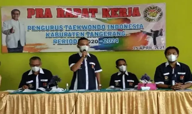 Maksimalkan Kinerja, Pengcab Taekwondo Kabupaten Tangerang Gelar Pra Raker