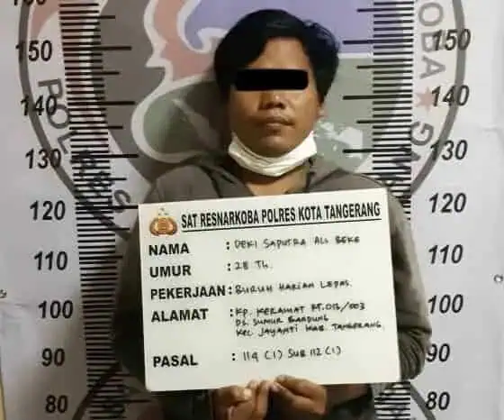 Miliki Sabu, Beke Dibekuk Satresnarkoba Polresta Tangerang Miliki Sabu, Beke Dibekuk Satresnarkoba Polresta Tangerang