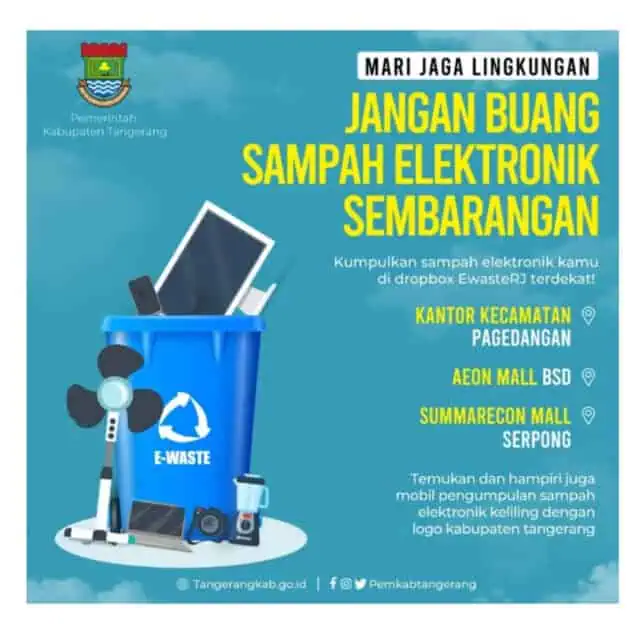 Bahaya Sampah Elektronik, Bupati Zaki berkolaborasi Dengan EwasteRJ Bahaya Sampah Elektronik, Bupati Zaki berkolaborasi Dengan EwasteRJ