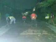 Lemah Pengawasan, Peningkatan Jalan Betonisasi Belakang Polsek Cisauk Diduga Tak Sesuai Spesifikasi Lemah Pengawasan, Peningkatan Jalan Betonisasi Belakang Polsek Cisauk Diduga Tak Sesuai Spesifikasi
