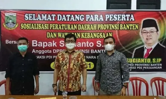 Politisi PDIP Banten Sosialisasi Perda dan Wawasan Kebangsaan di Kota Tangerang Politisi PDIP Banten Sosialisasi Perda dan Wawasan Kebangsaan di Kota Tangerang
