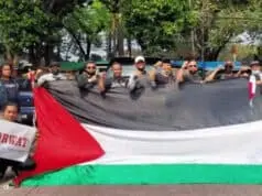 Kutuk Agresi Brutal Israel, Wartawan Gelar Aksi Solidaritas Untuk Rakyat Palestina Kutuk Agresi Brutal Israel, Wartawan Gelar Aksi Solidaritas Untuk Rakyat Palestina