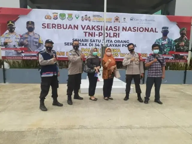Sukseskan Program Satu Juta Vaksin, Polsek Panongan Fasilitas 491Warga Sukseskan Program Satu Juta Vaksin, Polsek Panongan Fasilitas 491Warga
