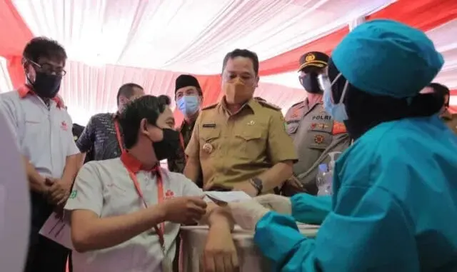 Vaksin Gotong Royong Mayora Group, Wali Kota Tangerang: Bentuk Kepedulian Pengusaha Vaksin Gotong Royong Mayora Group, Wali Kota Tangerang: Bentuk Kepedulian Pengusaha