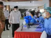 Wapres RI Tinjau Vaksinasi di Kota Tangerang, Target 15.000 Penerima Vaksin Wapres RI Tinjau Vaksinasi di Kota Tangerang, Target 15.000 Penerima Vaksin