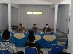 Prihal Pilkades Serentak, Ini Pesan Camat Banjarsari Asep Raedi, Camat Banjarsari saat melakukan tahapan sosialisasi Perbup Nomor 11 Tahun 2021.