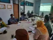 KPU Lebak Tetapkan 995.463 Daftar Pemilih Suasana Rapat Koordinasi KPU Kabupaten Lebak, Pada Jum'at (04/06/2021).