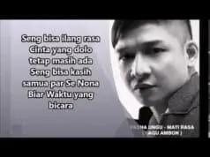 Lirik Lagu Beta Mati Rasa – Pasha Ungu Lirik Lagu Beta Mati Rasa - Pasha Ungu