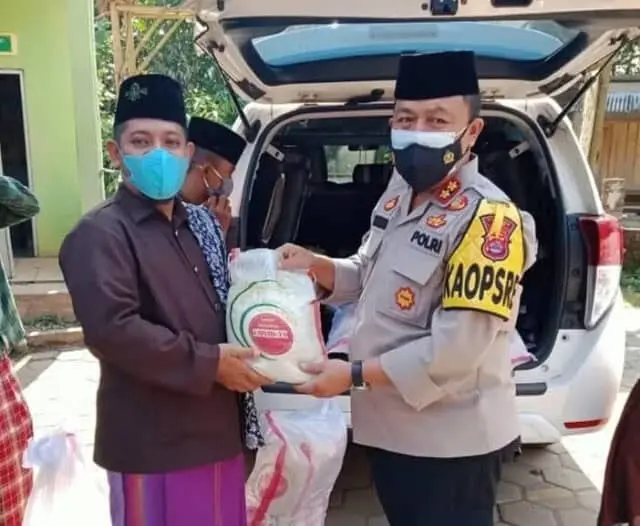 Saat PPKM, Relawan Jokowi Puji Polres Lebak Saat PPKM, Relawan Jokowi Puji Polres Lebak