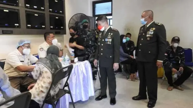 HUT RI ke-76, Kodim 0510/Trs Gelar Vaksinasi Moderna di Makodim Tigaraksa HUT RI ke-76, Kodim 0510/Trs Gelar Vaksinasi Moderna di Makodim Tigaraksa