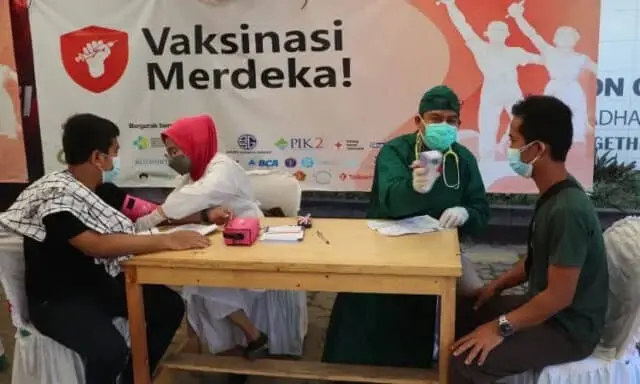 Vaksinasi Merdeka di 24 Titik, Polres Metro Tangerang Kota: Cukup Tunjukan KTP Vaksinasi Merdeka di 24 Titik, Polres Metro Tangerang Kota: Cukup Tunjukan KTP