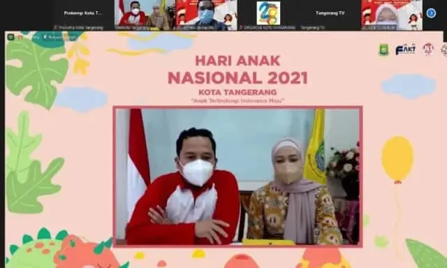 Hari Anak Nasional, Arief Lantik Forum Anak Kota Tangerang Tahun 2021-2022 Hari Anak Nasional, Arief Lantik Forum Anak Kota Tangerang Tahun 2021-2022