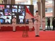 HUT RI ke- 76 Tahun, 18 Paskibraka Kota Tangerang Dikukuhkan 18 Paskibraka Kota Tangerang Dikukuhkan
