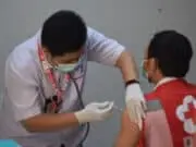 Setelah Nakes, Giliran Petugas PMI Kota Tangerang di Suntik Vaksin Dosis 3 Moderna Setelah Nakes, Giliran Petugas PMI Kota Tangerang di Suntik Vaksin Dosis 3 Moderna