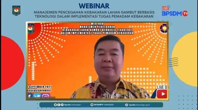 BPSDM Kemendagri Gelar Webinar Manajemen Kebakaran Lahan Gambut Berbasis Teknologi BPSDM Kemendagri Gelar Webinar Manajemen Kebakaran Lahan Gambut Berbasis Teknologi