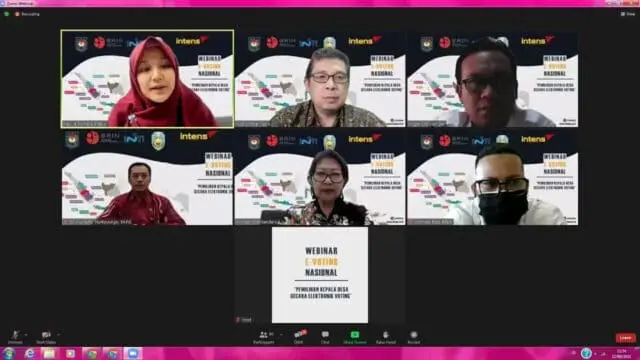 Kemendagri Gelar Webinar Nasional “Pemilihan Kepala Desa Secara Elektronik Voting Kemendagri Gelar Webinar Nasional “Pemilihan Kepala Desa Secara Elektronik Voting