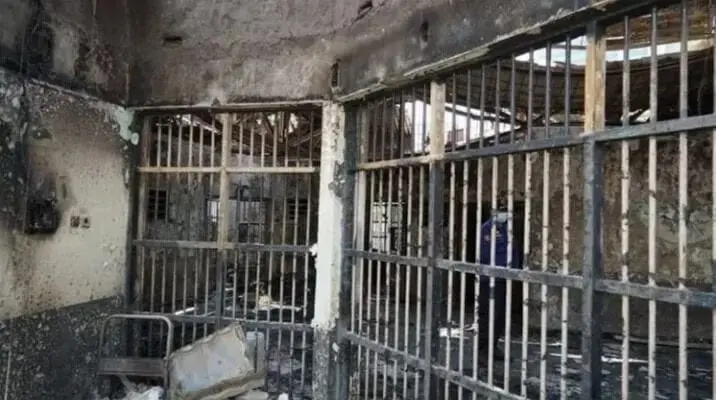 Penampakan Lapas Kelas 1 Tangerang Blok C2 Pasca Kebakaran