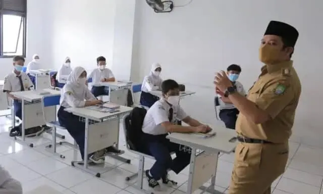 Perdana PTM di Kota Tangerang, 40 Sekolah Jadi Pilot Project Perdana PTM di Kota Tangerang, 40 Sekolah Jadi Pilot Project