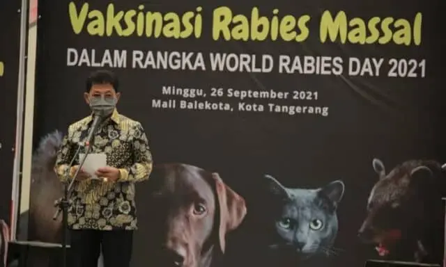 Jelang Peringatan World Rabies Day, DKP Kota Tangerang Vaksinasi Rabies Gratis Jelang Peringatan World Rabies Day, DKP Kota Tangerang Vaksinasi Rabies Gratis