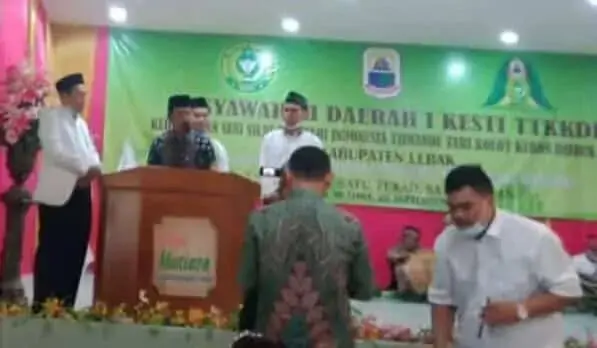 Musda I Kesti TTKKDH DPD Kabupaten Lebak, H. Maman SP Terpilih Ketua