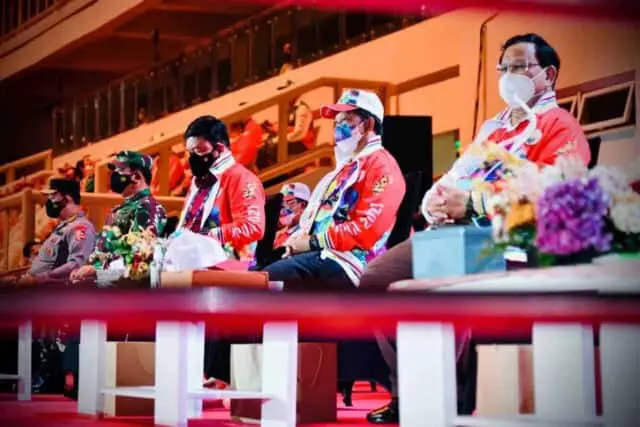 Mendagri Bersama Menteri Lainnya, Dampingi Presiden Buka PON XX 2021 Papua