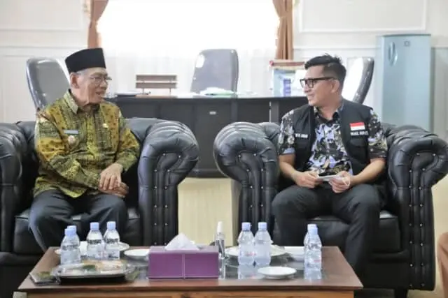 Kunjungi Pemkab Pandeglang, Pejabat Banyu Asin Tertarik Kembangkan Talas Beneng