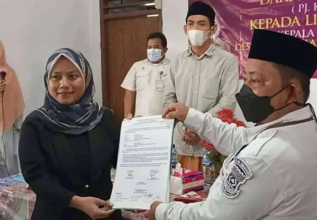 Linda Gunawan 'Wanita Cantik' Terpilih Jadi Kades Ranca kelapa, Sekcam Panongan: Selamat Bertugas & Berjuang