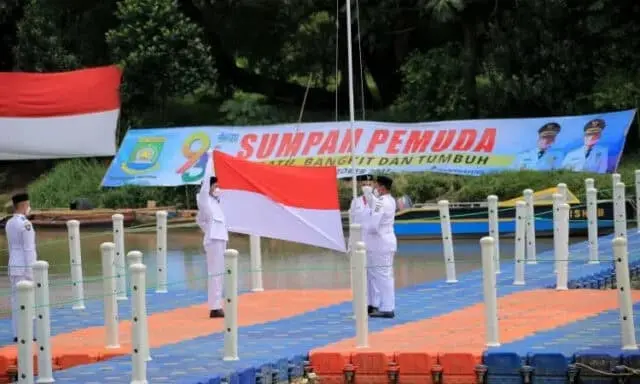 Hari Sumpah Pemuda di Kota Tangerang, Upacara di Atas Sungai Cisadane Hari Sumpah Pemuda di Kota Tangerang, Upacara di Atas Sungai Cisadane