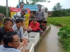 PJS Desa Ciherang Tebar Benih 2.000 Ikan ke Sungai-sungai warga di Gunungsari Serang PJS Desa Ciherang Tebar Benih 2.000 Ikan ke Sungai-sungai warga di Gunungsari Serang