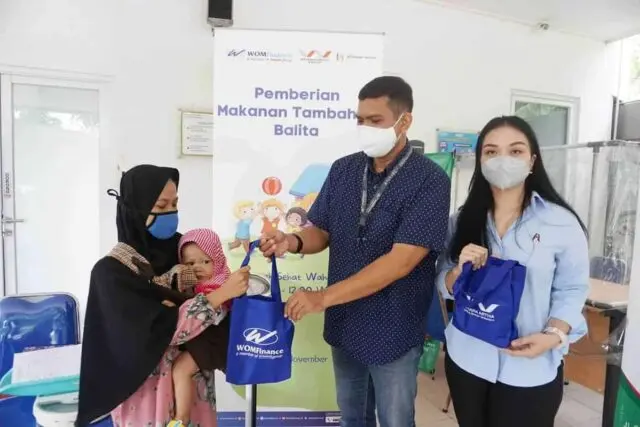 Peduli Gizi Balita, WOM Finance Laksanakan Pemberian Makanan Tambahan untuk Balita