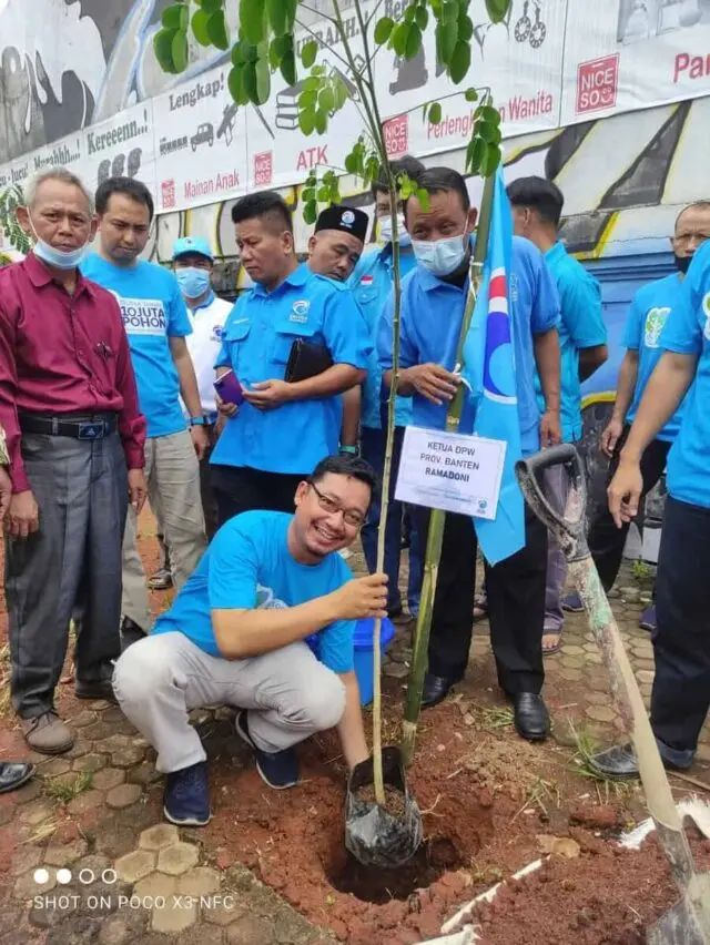 Jaga Lingkungan, Partai Gelora provinsi Banten Launching Gerakan Tanam 10 Juta Pohon Jaga Lingkungan, Partai Gelora provinsi Banten Launching Gerakan Tanam 10 Juta Pohon
