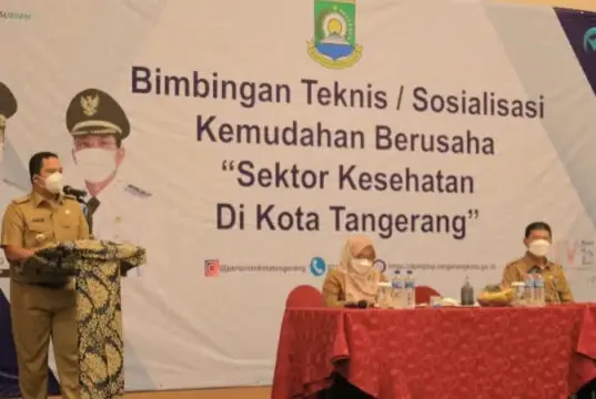 Sasar Sektor Kesehatan, Pemkot Tangerang Beri Bimtek Kemudahan Usaha Sasar Sektor Kesehatan, Pemkot Tangerang Beri Bimtek Kemudahan Usaha