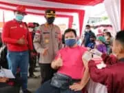 Kolaborasi dengan BIN, Polisi Gencarkan Vaksin Sisa 8 Persen di Kota Tangerang Kolaborasi dengan BIN, Polisi Gencarkan Vaksin Sisa 8 Persen di Kota Tangerang