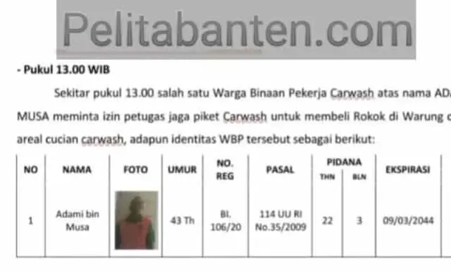 Polisi Bentuk Tim Khusus Buru Napi Kabur dari Lapas Kelas 1 Tangerang Polisi Bentuk Tim Khusus Buru Napi Kabur dari Lapas Kelas 1 Tangerang