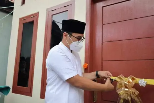 Resmikan Rumah Tak Layak Huni Jadi Layak Wakil Wali Kota : Program Ini Akan Terus Dilanjutkan