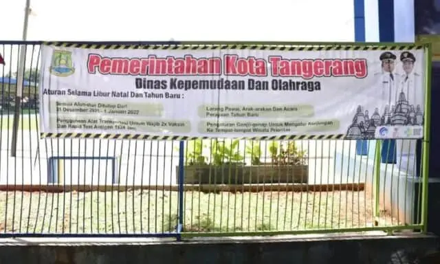 Natal dan Tahun Baru 2022, Alun-Alun Kota Tangerang Ditutup Sementara Natal dan Tahun Baru 2022, Alun-Alun Kota Tangerang Ditutup Sementara