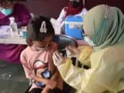 Begini Antusias Anak Mengikuti Vaksinasi di PMI Kota Tangerang Begini Antusias Anak Mengikuti Vaksinasi di PMI Kota Tangerang
