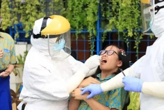 PTM Kapasitas 100 Persen Kota Tangerang, Ratusan Siswa di Swab PCR