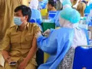 Guru Dominasi Vaksinasi Booster Covid-19 di Puspemkot Tangerang Guru Dominasi Vaksinasi Booster Covid-19 di Puspemkot Tangerang