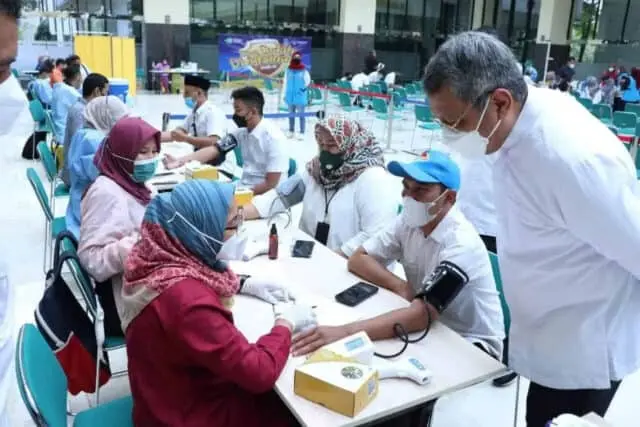 Ratusan Pegawai Di Lingkup Setda Tangsel Dibooster Ratusan Pegawai Di Lingkup Setda Tangsel Dibooster