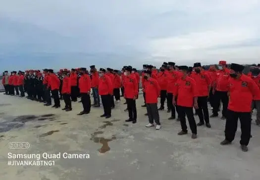Upacara Peringatan HUT PDI Perjuangan (PDIP) ke-49, yang jatuh pada, Senin (10/1/2022), di gelar di Sekretariat baru yang berada di Tigaraksa.
