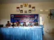 Pemdes Warung Banten Fokus Terhadap Peningkatan Ekonomi Pada Musrenbang RKPD Tahun 2023 Rudianto, Kepala Desa Warung Banten saat melakukan pemaparan Musrenbang RKPD Tahun 2023.