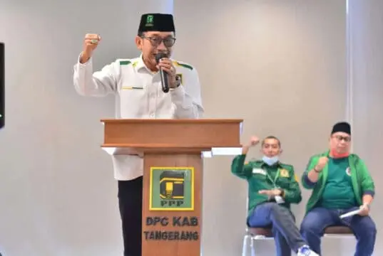 H. Ahyani Anibhani anggota DPRD Kabupaten Tangerang yang juga sebagai Sekretaris DPC PPP Kabupaten Tangerang.