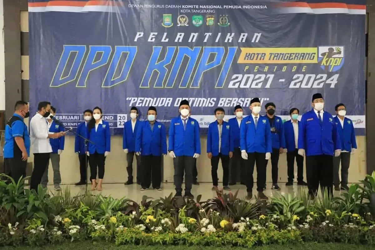 Pelantikan KNPI Kota Tangerang Tingkatkan Peran Pemuda Optimis Bangkit Bersatu