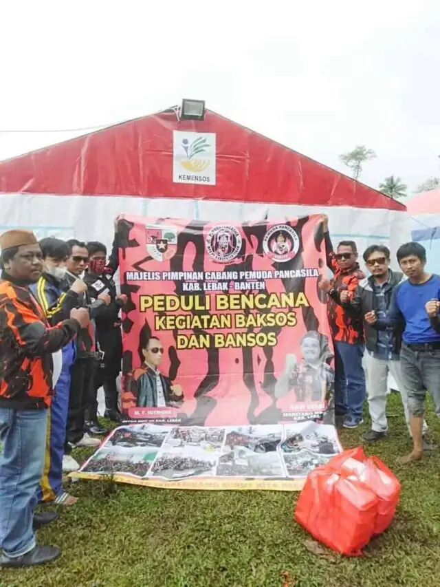 MPC Pemuda Pancasila Lebak Bantu Korban Pergerakan Tanah MPC Pemuda Pancasila Lebak Bantu Korban Pergerakan Tanah