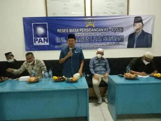 Ir. H. Tubagus Luay Sofhani Anggota DPRD Banten fraksi PAN Gelar Reses di Saribumi Tangerang Ir. H. Tubagus Luay Sofhani Anggota DPRD Banten fraksi PAN Gelar Reses di Saribumi Tangerang