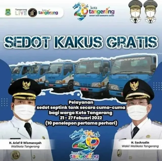 HUT Kota Tangerang Sedot WC Gratis, Mau? WhatsApp Aja Kesini HUT Kota Tangerang Sedot WC Gratis, Mau? WhatsApp Aja Kesini