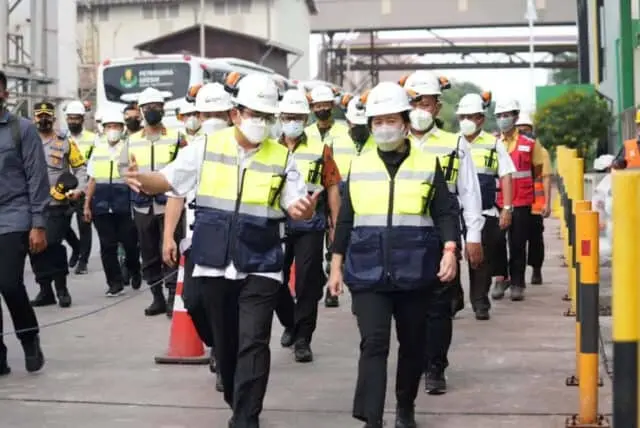 Puan Dukung Modernisasi Pabrik Pupuk Petrokimia Puan Dukung Modernisasi Pabrik Pupuk Petrokimia