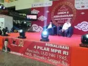 Ananta Wahana Sosialisasikan 4 Pilar di Tangerang, Pelaku UMKM Diminta Jaga Kualitas Mutu Produk Kegiatan Sosialisasi 4 Pilar MPR RI kepada peserta pelaku UMKM se-Tangerang Raya, di Mal Balekota Tangerang, Banten, Sabtu (26/3/2022).
