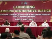 Lengkong Gudang Timur Jadi Kampung Restorative Justice